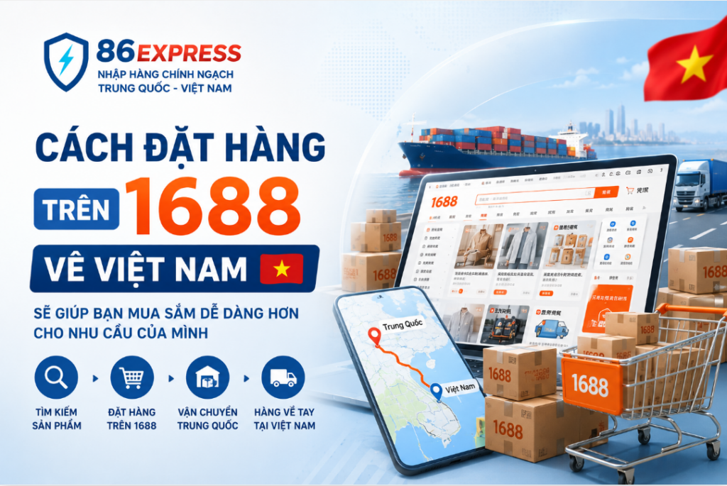 Cách đặt hàng trên 1688 về Việt Nam cho người mới - 86express